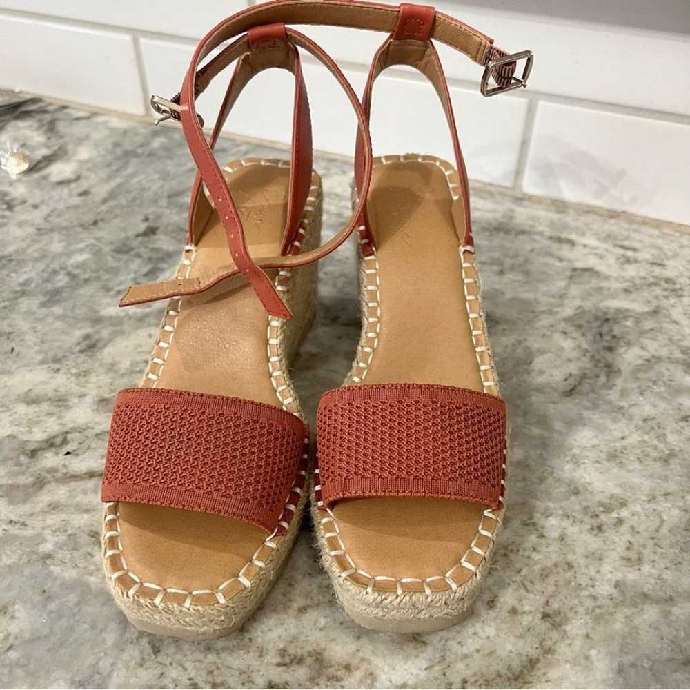 Crown Vintage Kannia Terracotta Espadrille Wedge … - image 2