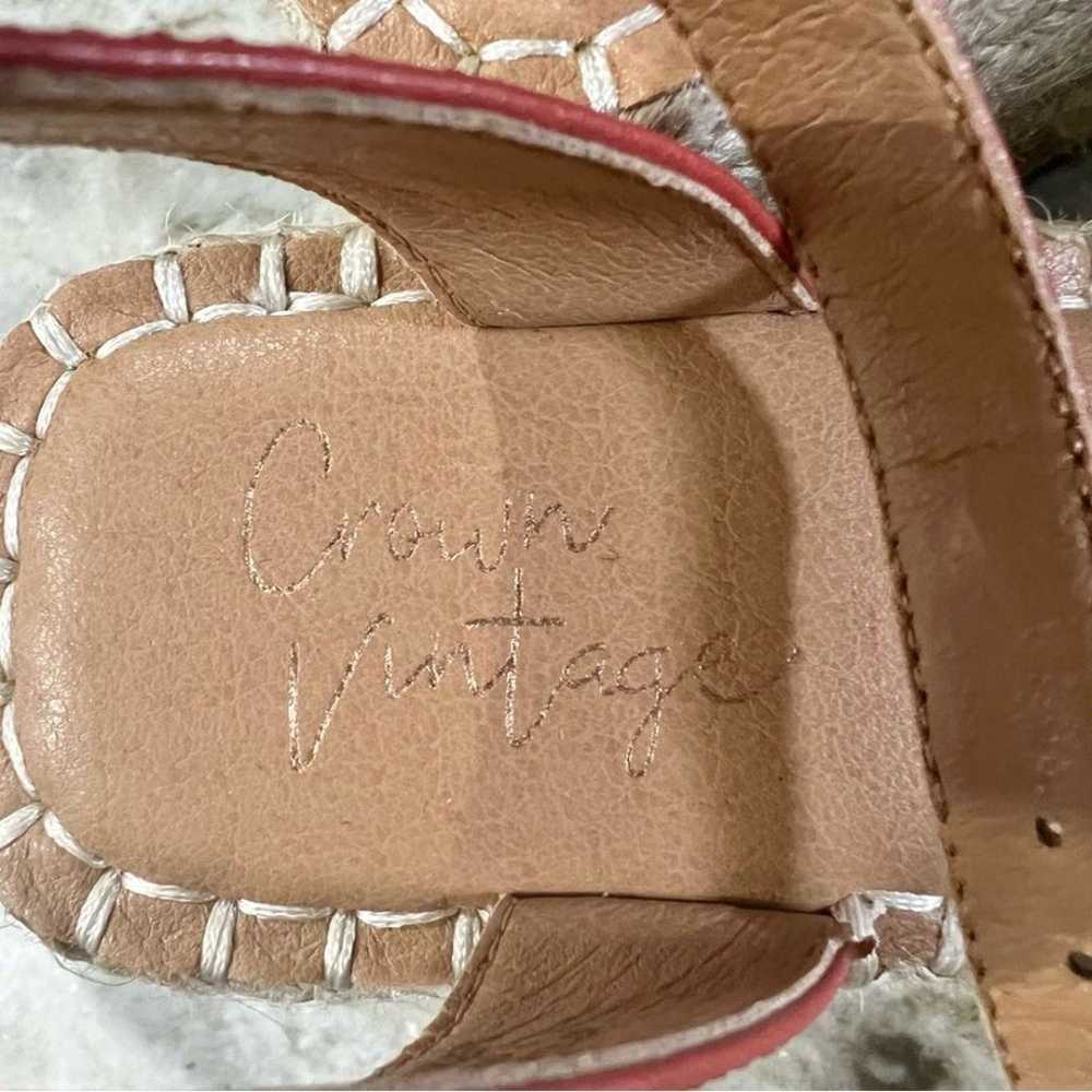 Crown Vintage Kannia Terracotta Espadrille Wedge … - image 6