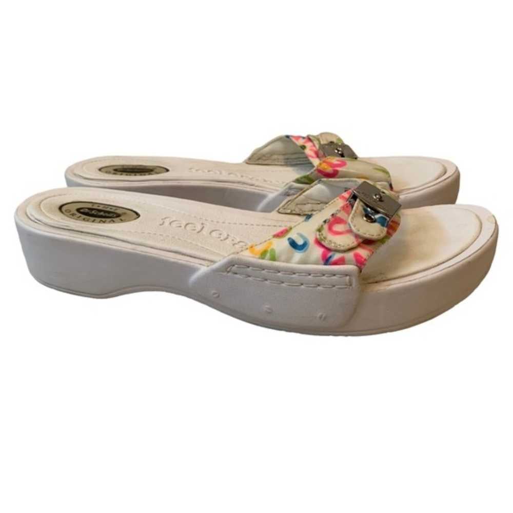 Dr. Scholls Women's Vintage White Floral Twist Sl… - image 1