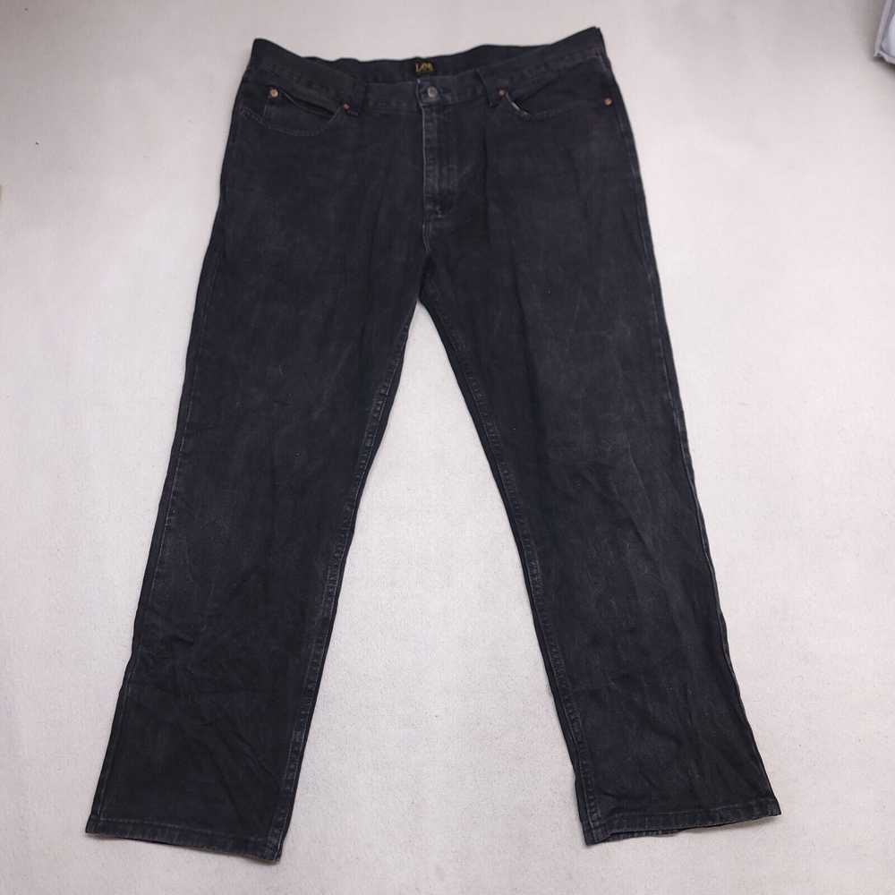 Lee Lee Straight Button Denim Medium Wash Jeans M… - image 2