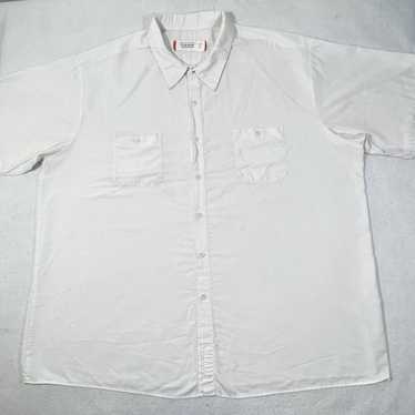 Disney Disney 5XL Cast Member White Button Short … - image 1