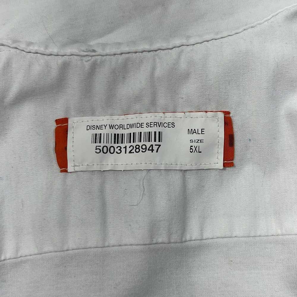 Disney Disney 5XL Cast Member White Button Short … - image 3