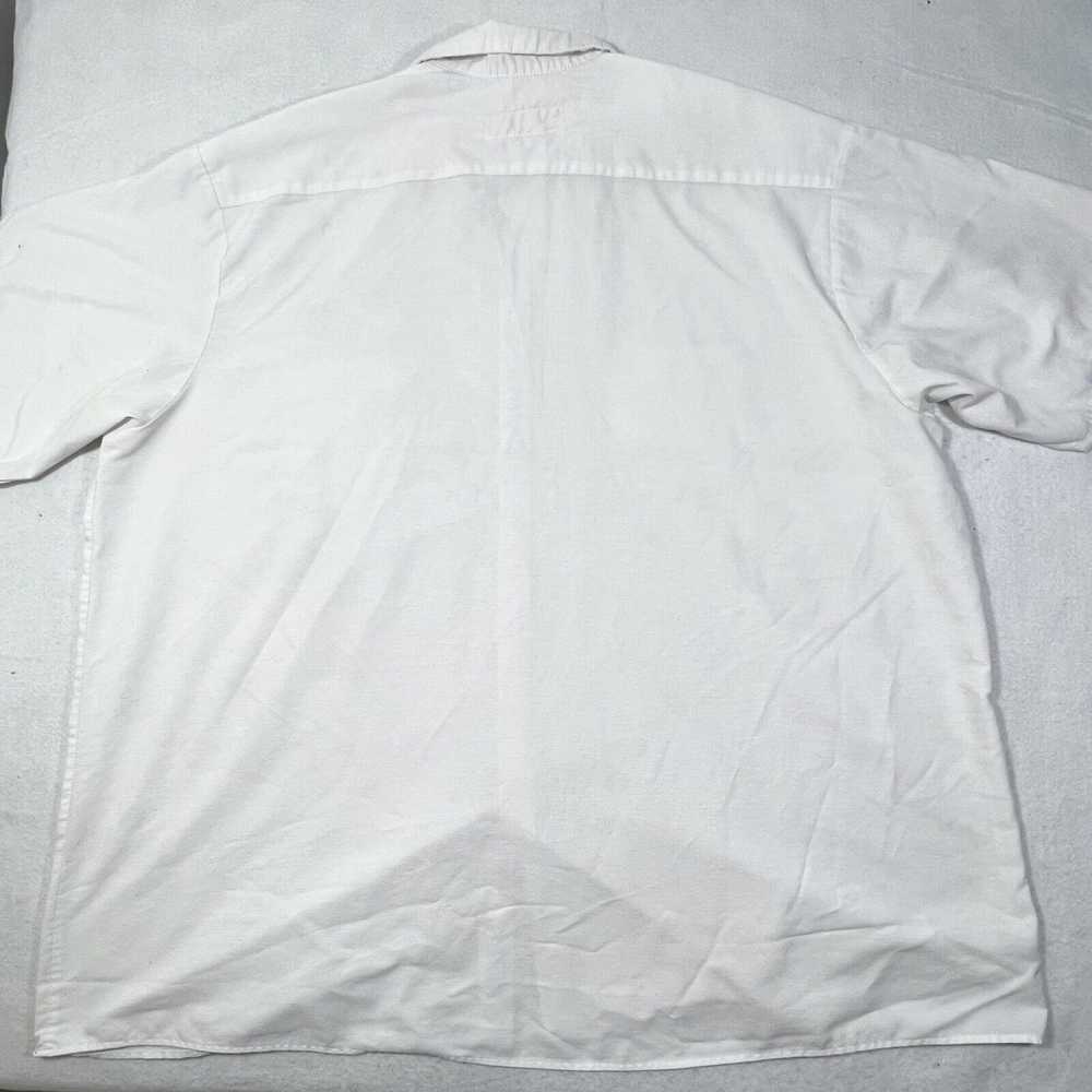 Disney Disney 5XL Cast Member White Button Short … - image 9