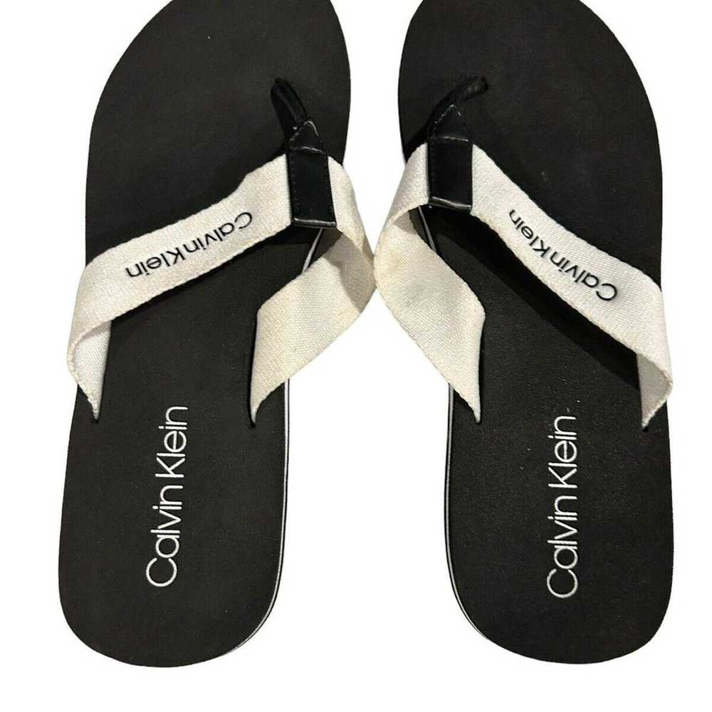 Calvin Klein Flip Flops Womens Size 6. RARE! Vint… - image 1