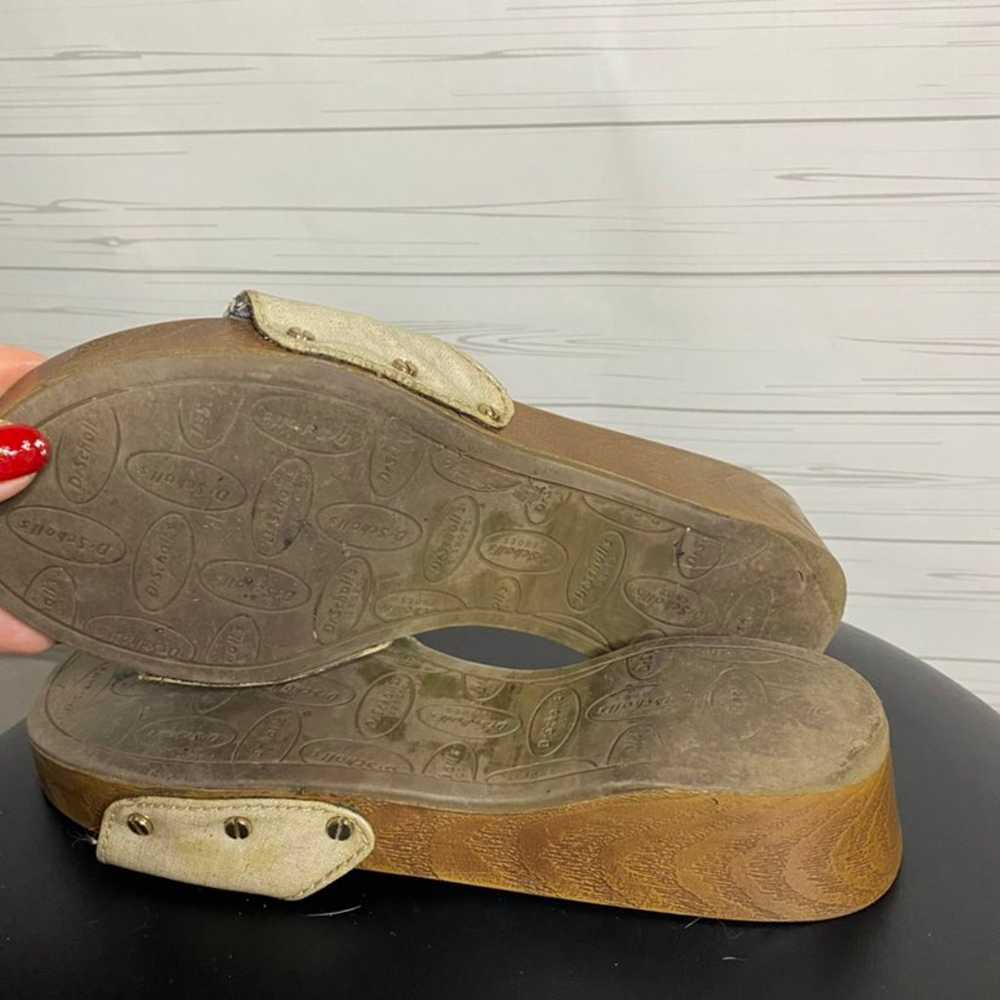 Dr Scholls Women US 6 $150 original Sandals Wooden - image 4