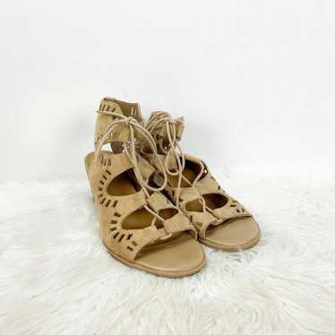 Crown Vintage Camel Gladiator Sandals