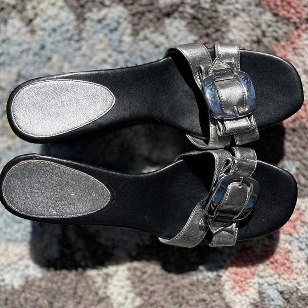 Vintage Calvin Klein Silver Sandals - image 7