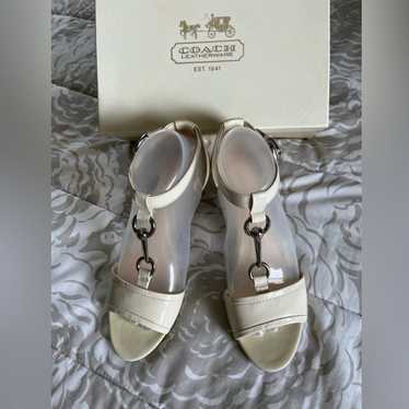 Coach vintage INEZ soft patent sandal