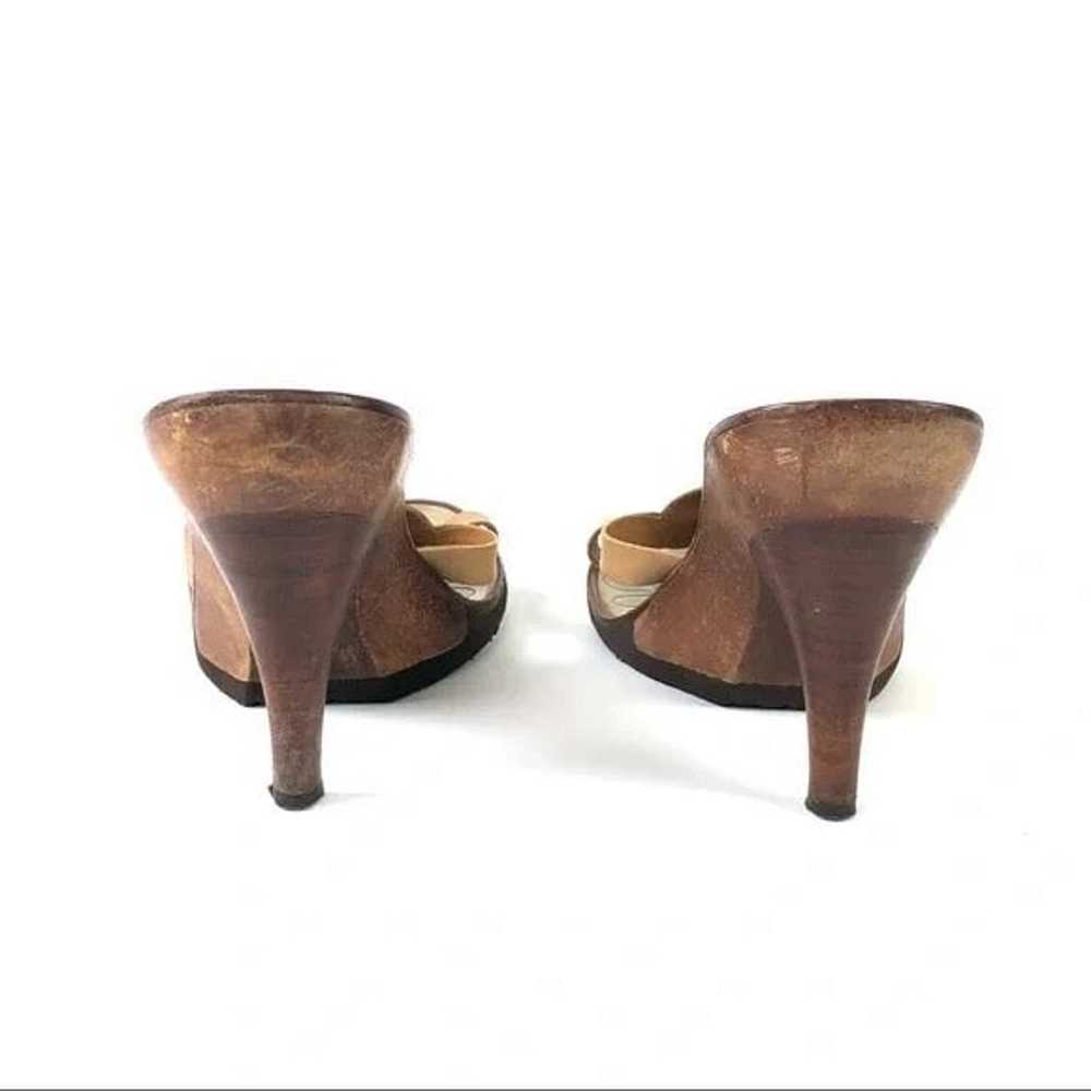 Carlos By Carlos Santana Sweet Buckle Wooden Heels - image 4