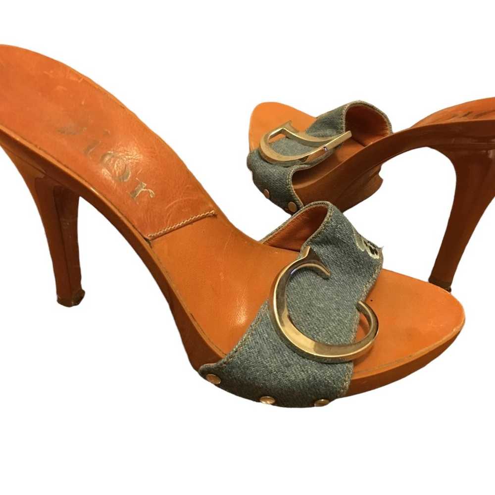 CD Vintage High Heel Mules - image 2