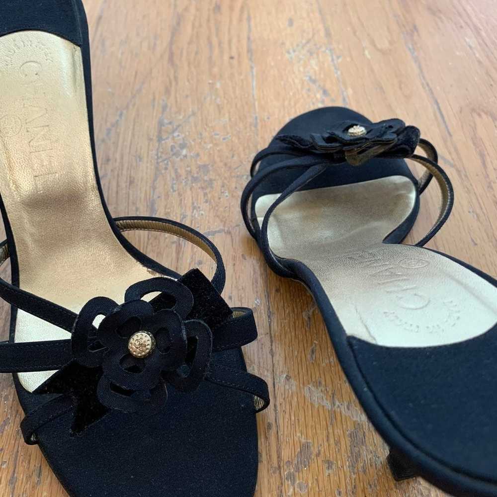 Vintage Chanel Heeled Sandals size 40 - image 3