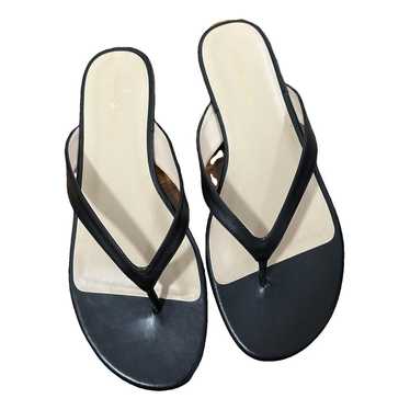 Stuart Weitzman Leather flip flops - image 1