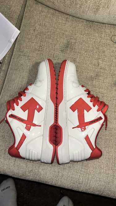 Off-White Off-White Out Of Office Leather Red/Whit