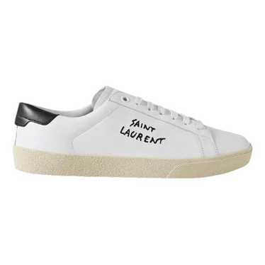 Saint Laurent Court leather trainers - image 1