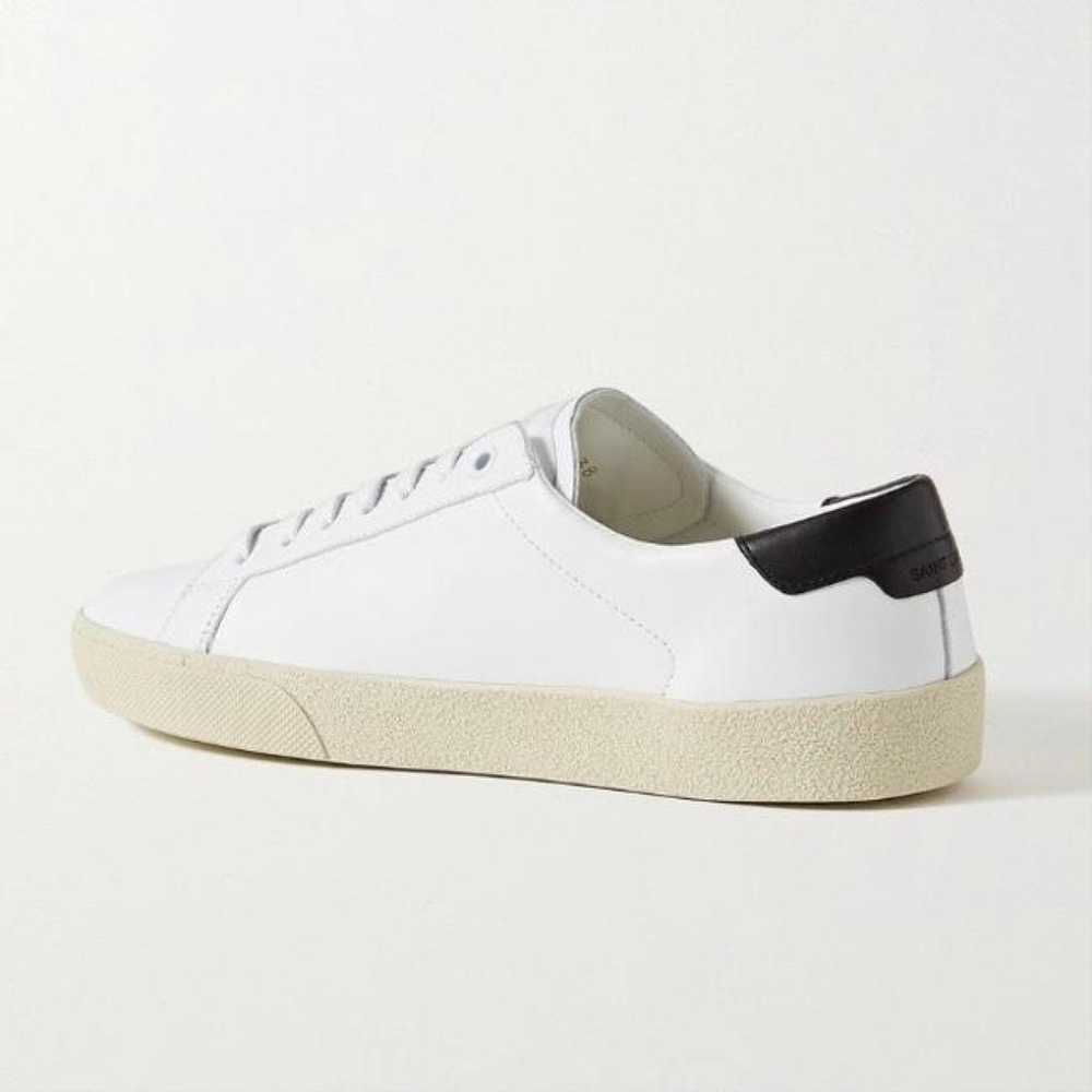 Saint Laurent Court leather trainers - image 2