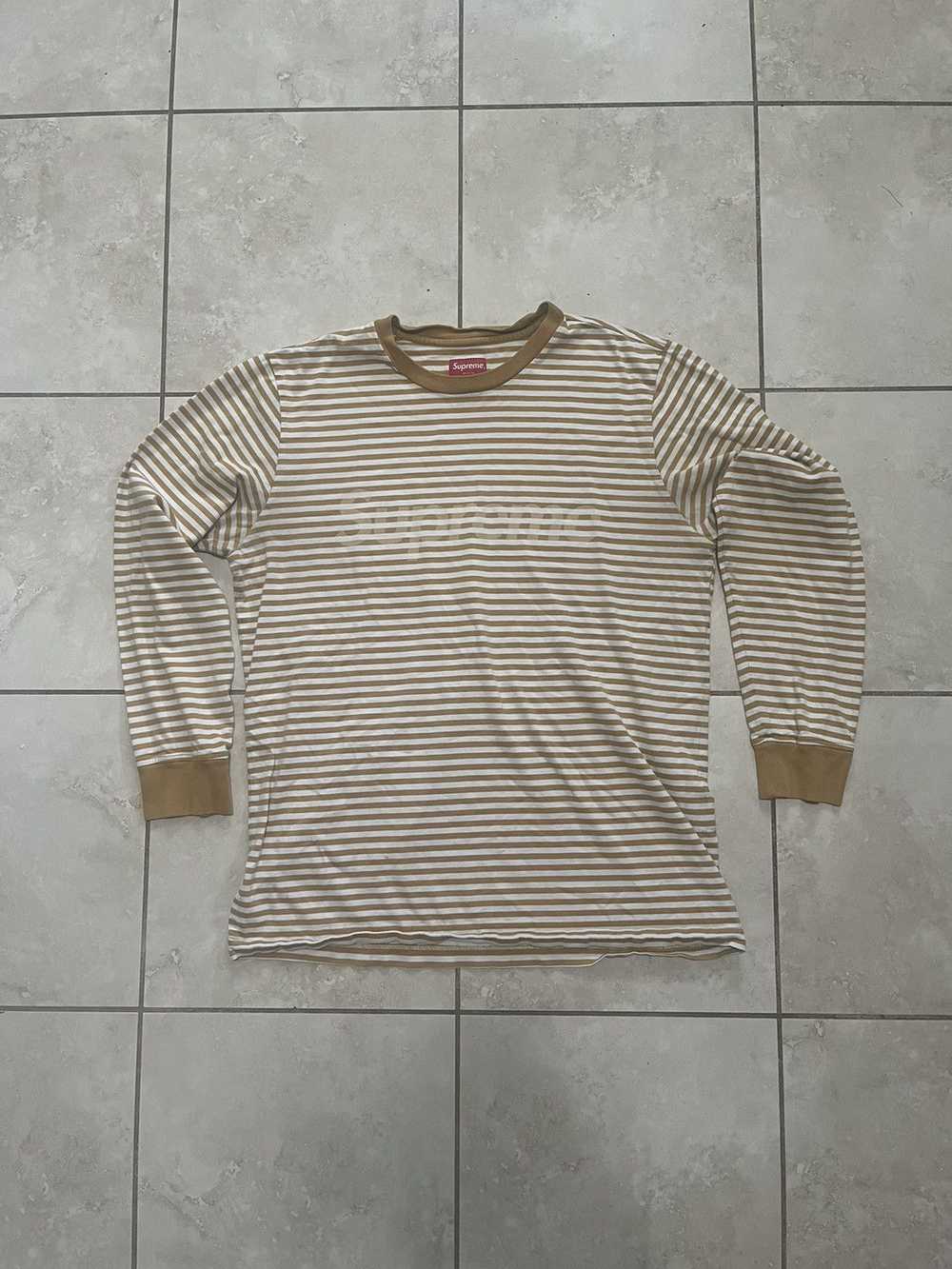 Supreme Supreme striped long sleeve - image 1