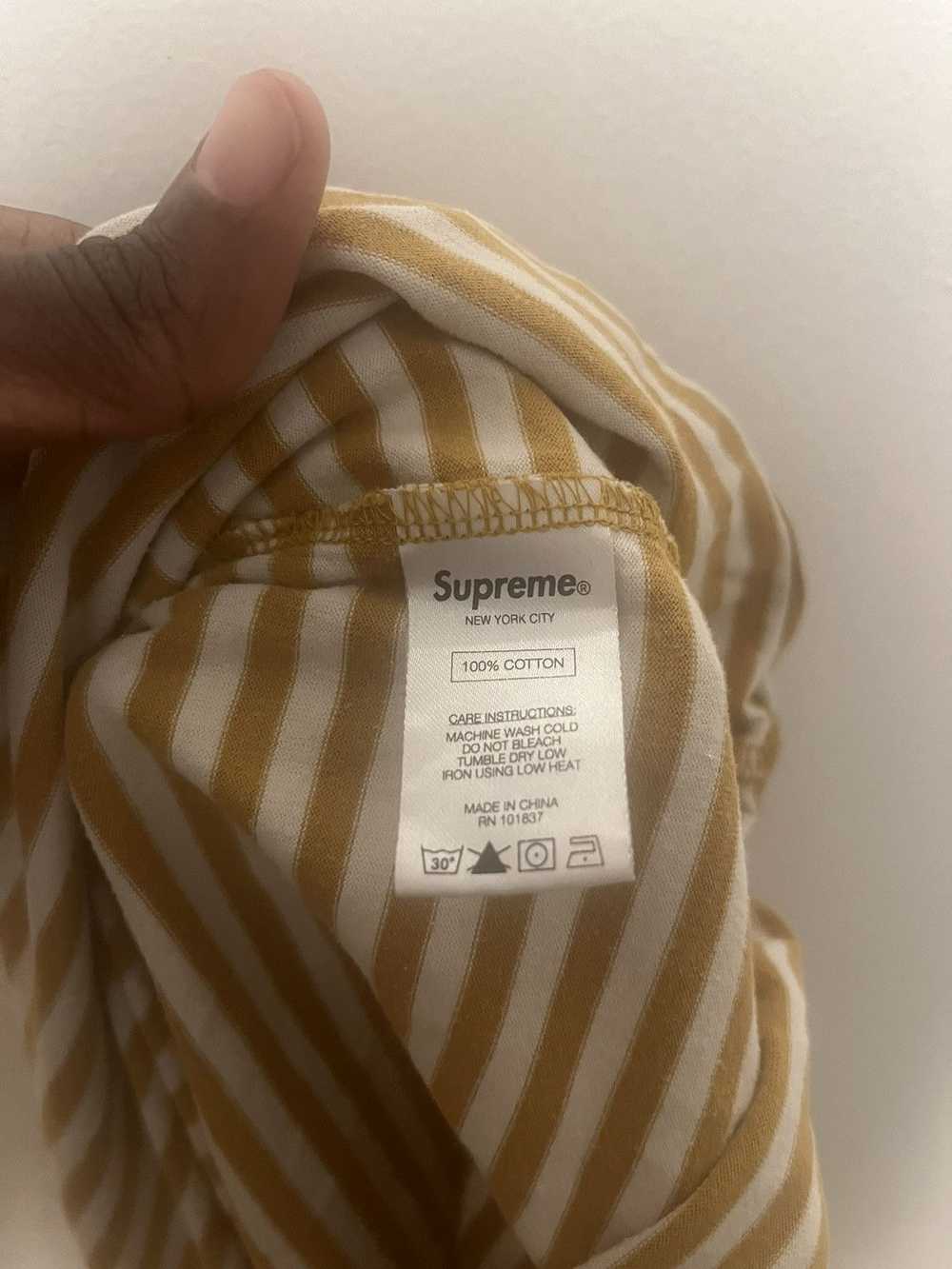 Supreme Supreme striped long sleeve - image 4