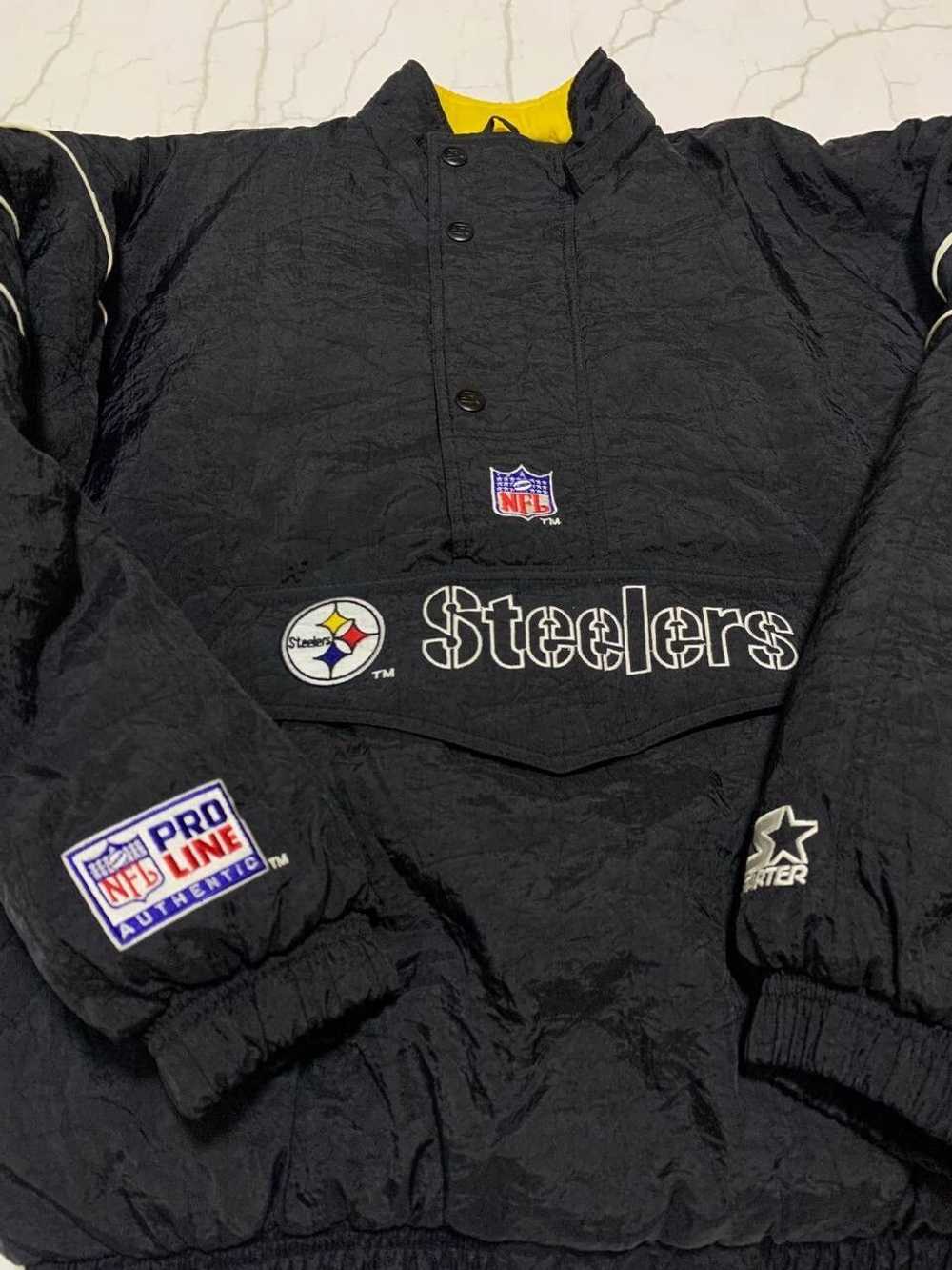 NFL × Starter × Vintage Nylon 90s Pittsburgh Stee… - image 2