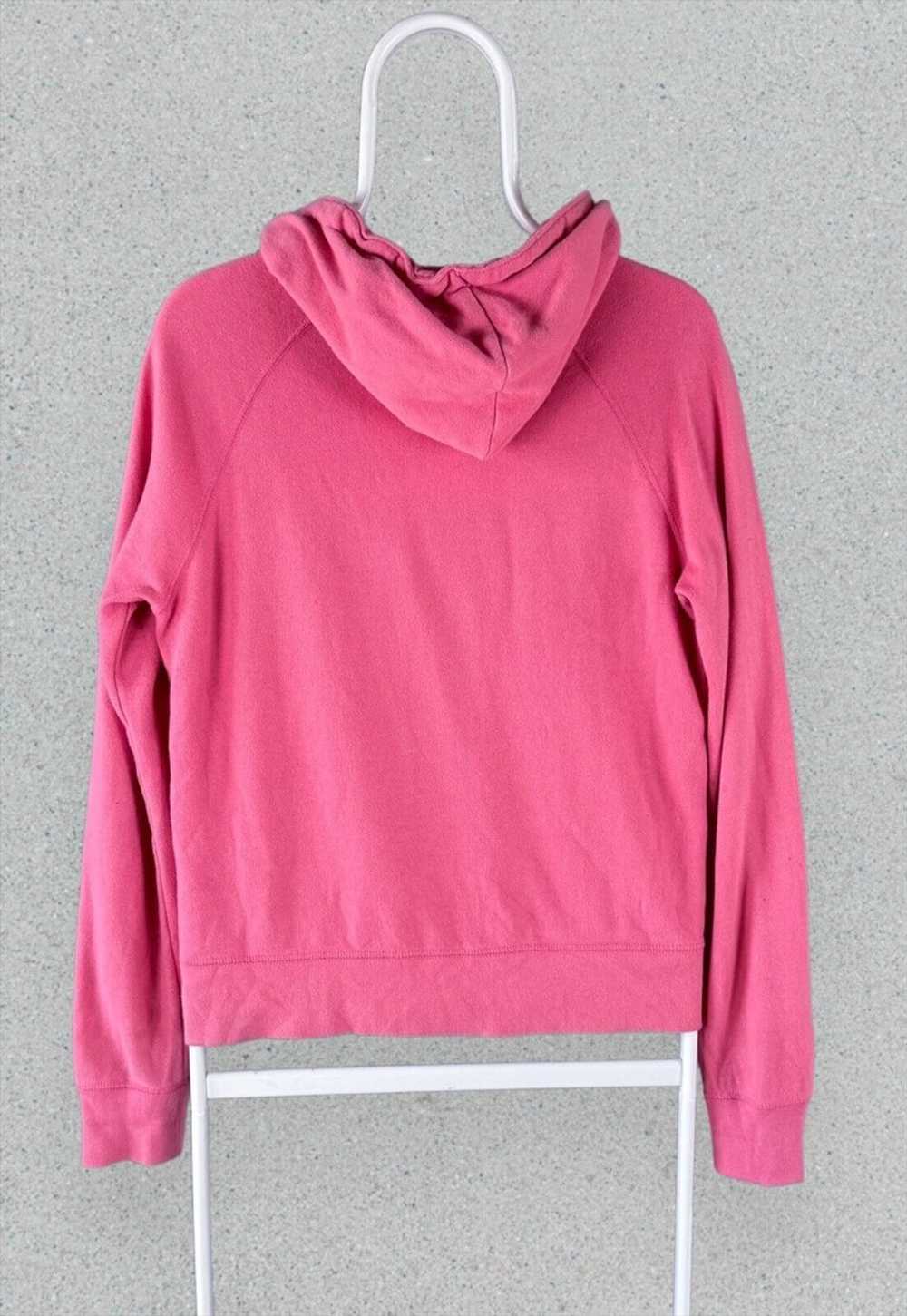 Gap Pink Hoodie Full Zip Up Embroidered Spell Out… - image 3