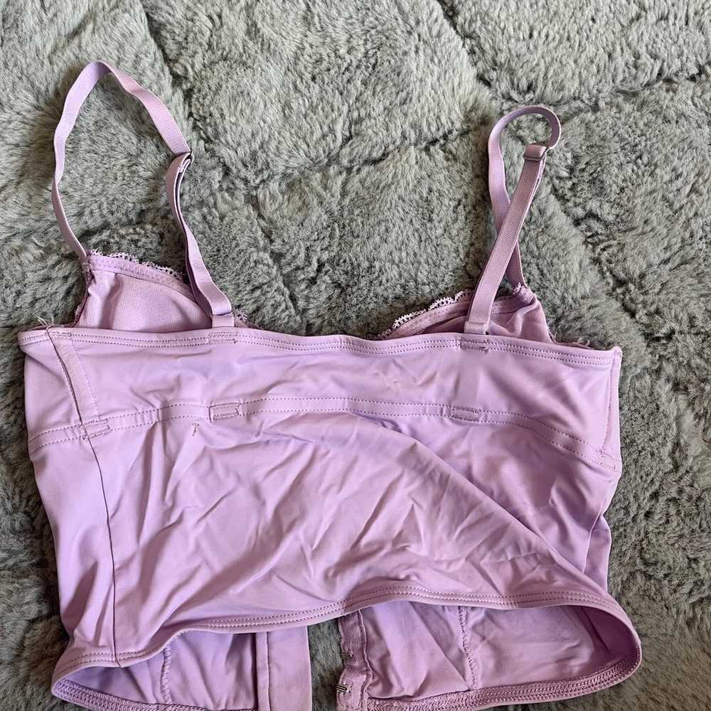 Hollister Lavender Corset Top - image 2