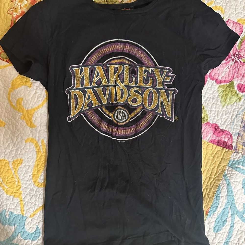 vintage y2k harley davidson tee - image 1