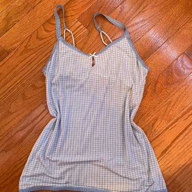 vintage victorias secret plaid tank top - image 1