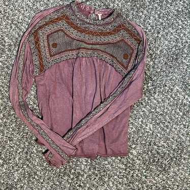 Free people women’s size extra small, long sleeve - image 1