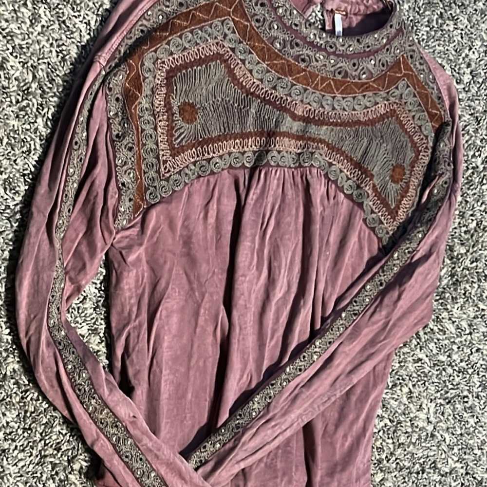 Free people women’s size extra small, long sleeve - image 2