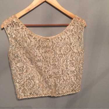 vintage crop top - image 1