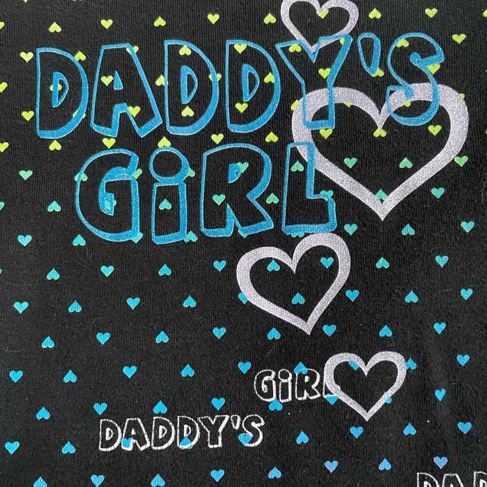 Vintage RARE Y2K “Daddy’s Girl” Baby Tee XS - image 3