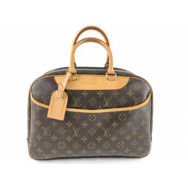 Louis Vuitton Deauville cloth handbag