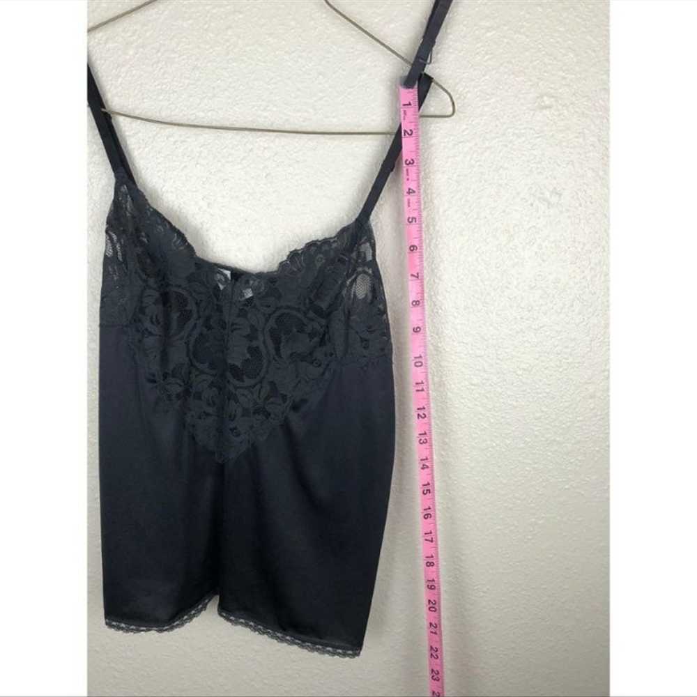 Black Vintage Lace Tank Top - image 6