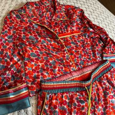 NWOT Free People Satin Pajama Set