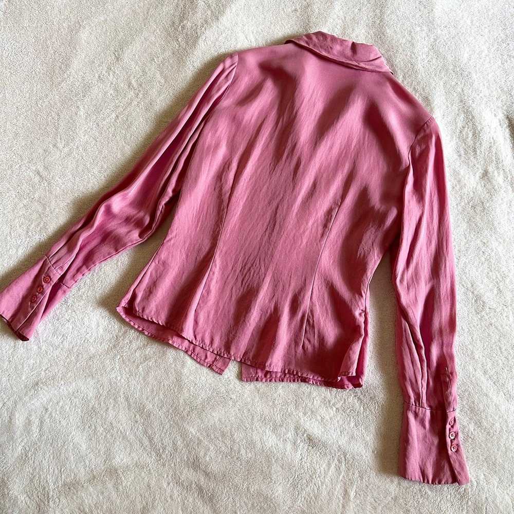 100% Silk Button Down Long Sleeve Nordstrom - image 2