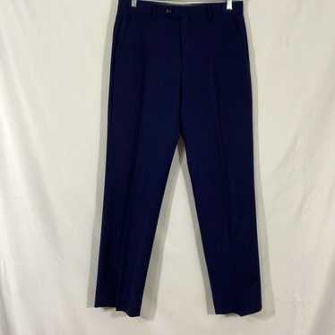 Chaps Chaps Est.1978 Mens Blue Flat Front Straight