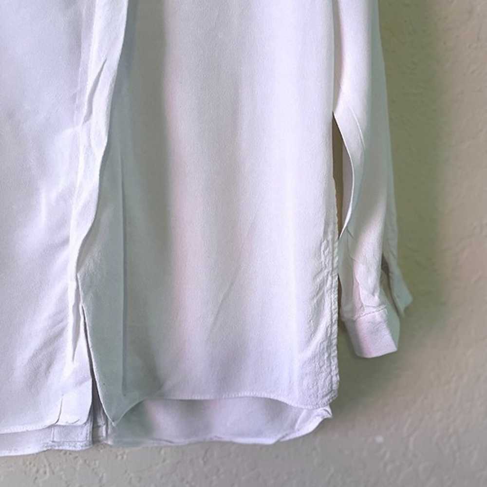 Vintage Topshop White Long Sleeve Women Blouse (S… - image 5