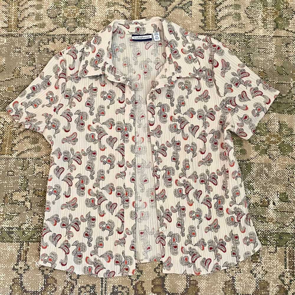 Vintage Patterned Button-Down - image 2