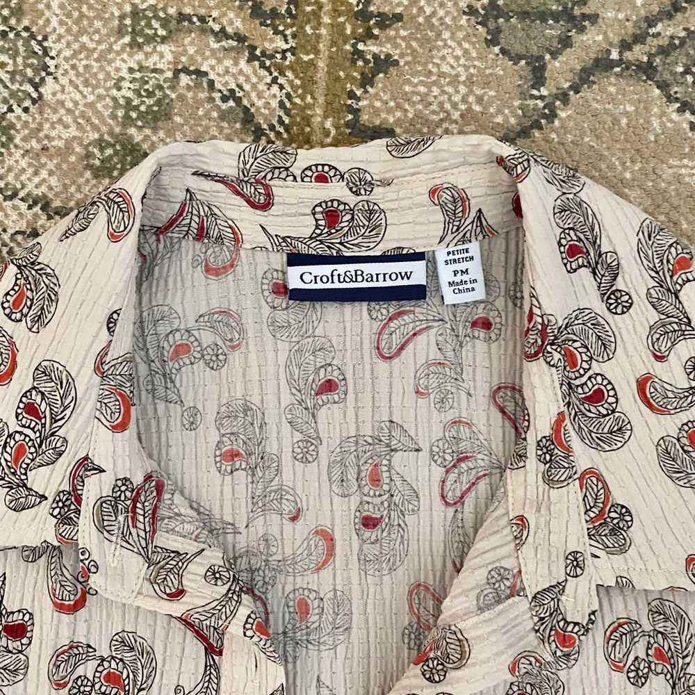 Vintage Patterned Button-Down - image 4