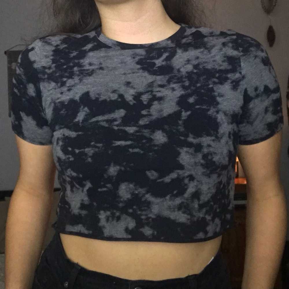 Acid Wash Crop Top - image 1