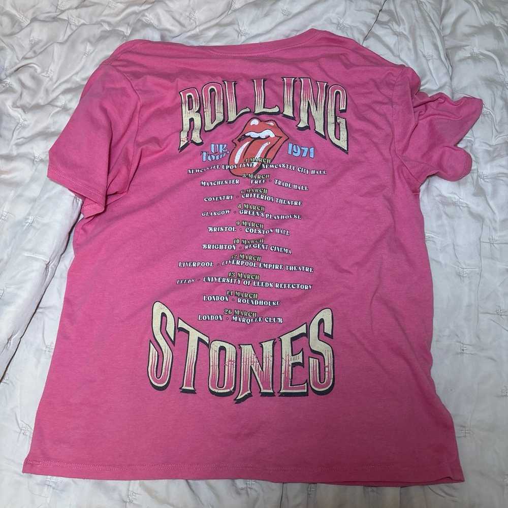 Preppy Rolling Stones Oversized Tee - image 2