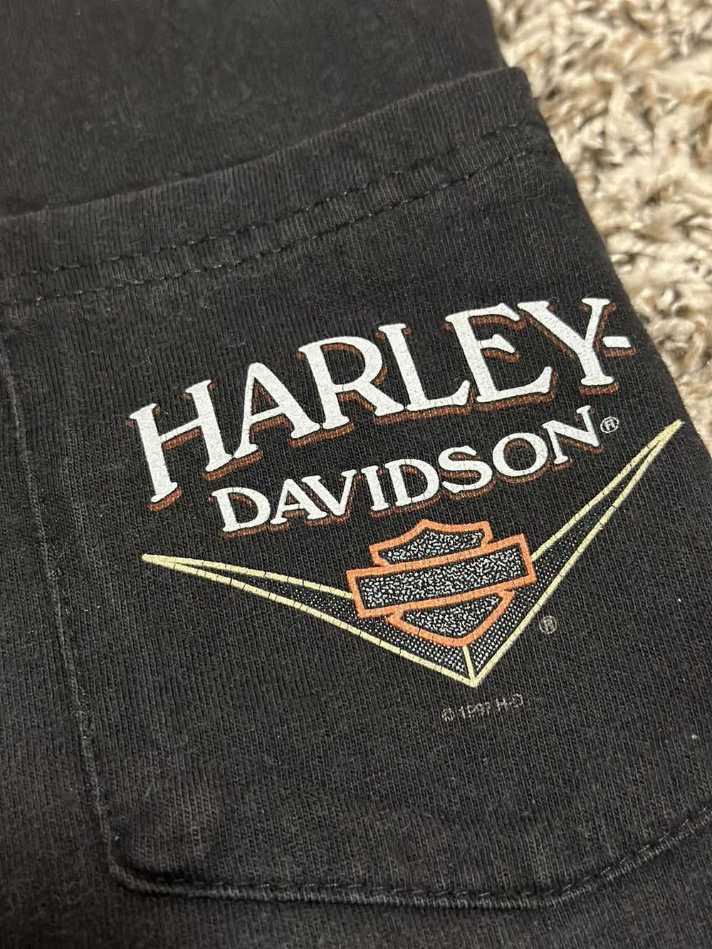 Vintage 1997 Harley Davidson Outpost Tee - image 1