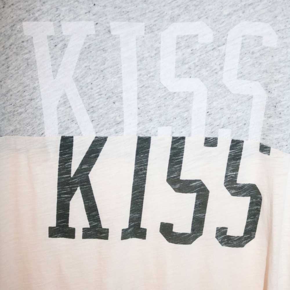 J.Crew Vintage Cotton Kiss kiss Tee - image 3