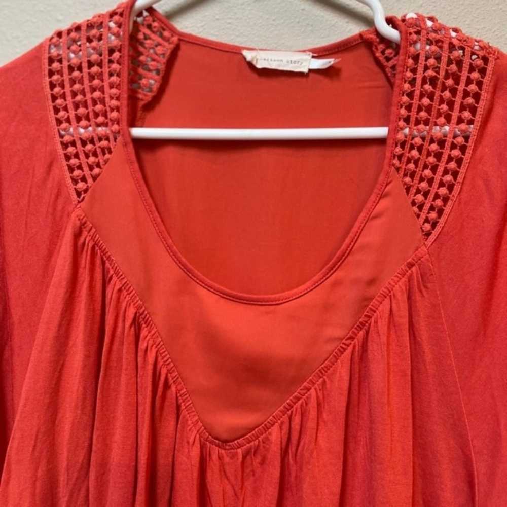 Anthropologie The Addison Story Women’s Orange Ba… - image 3