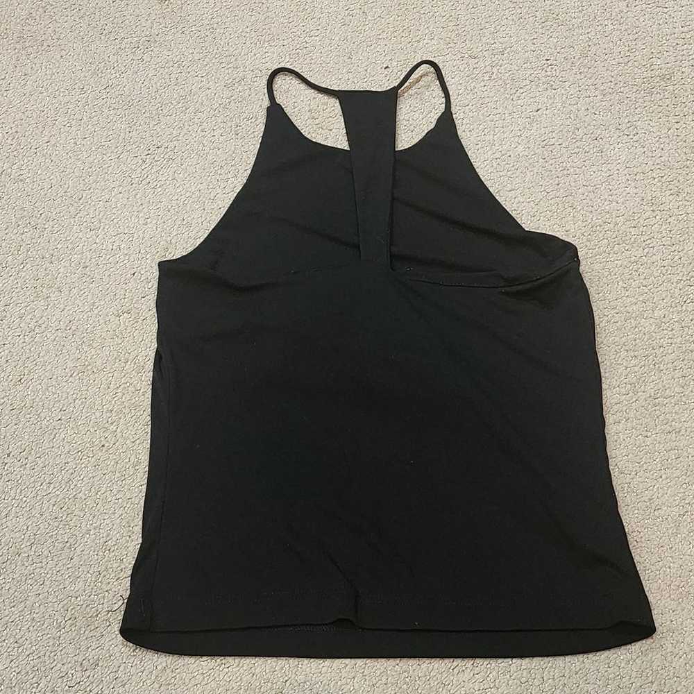 La Belle Vintage Black Tank Top Women's Small - image 2