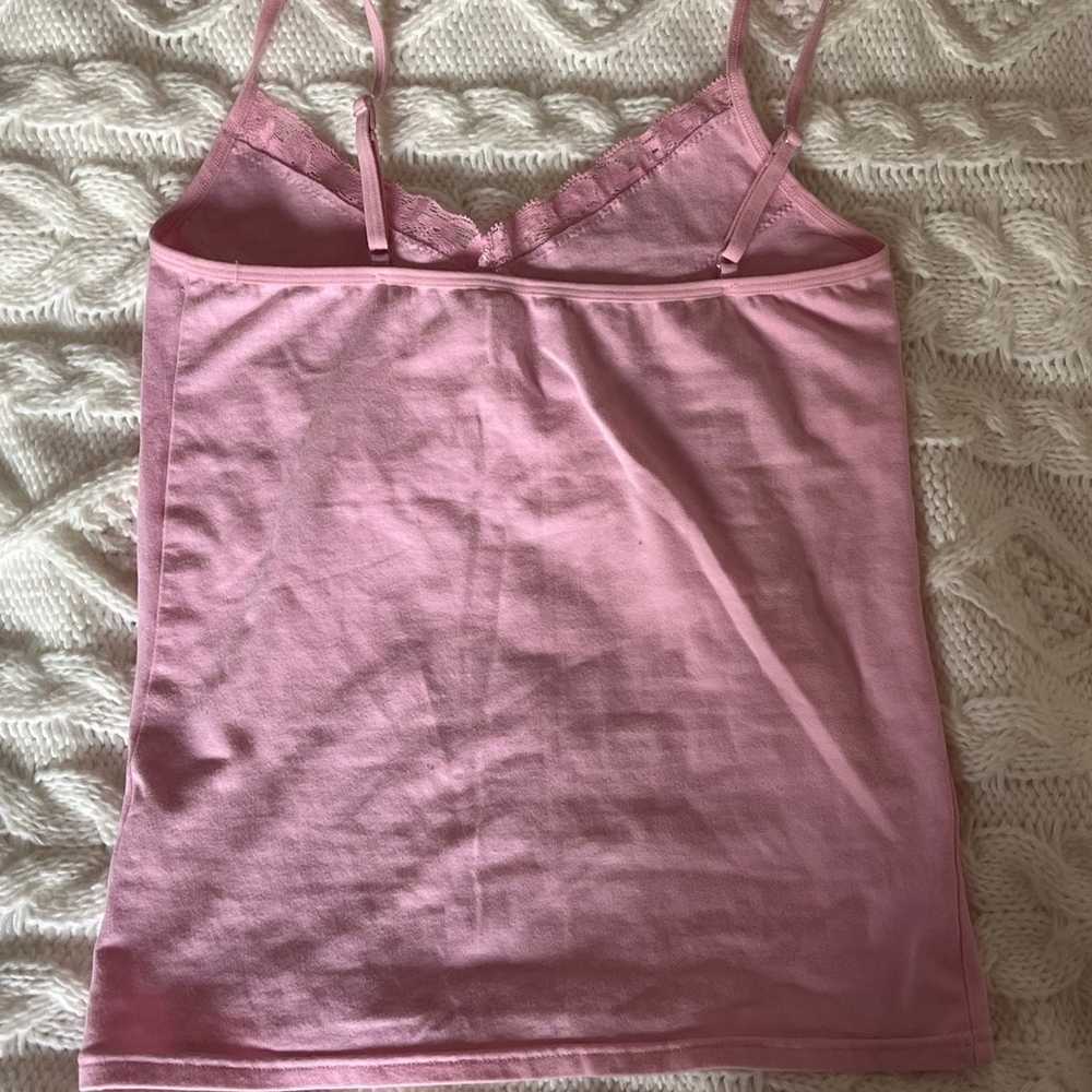 Vintage Pink Lace Tank - image 2