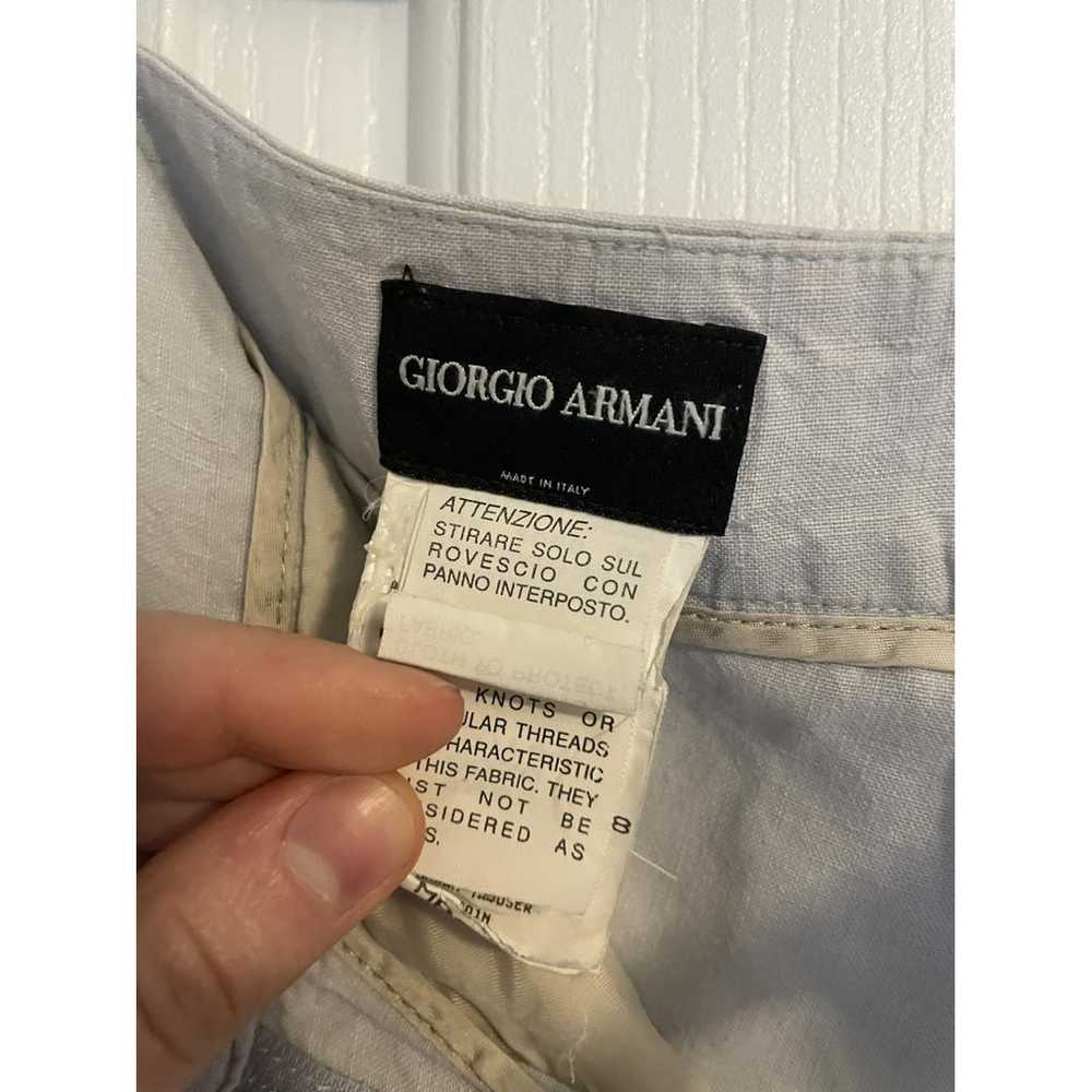 Giorgio Armani Linen straight pants - image 2