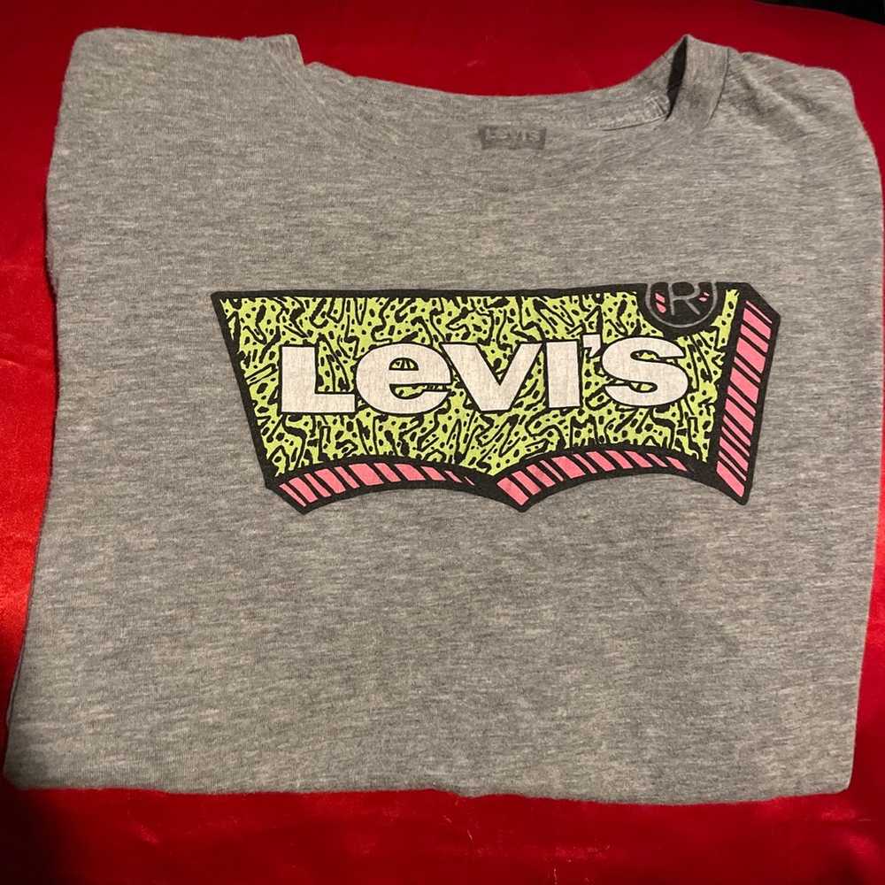 Levi's Logo Vintage Neon Shirt - image 1