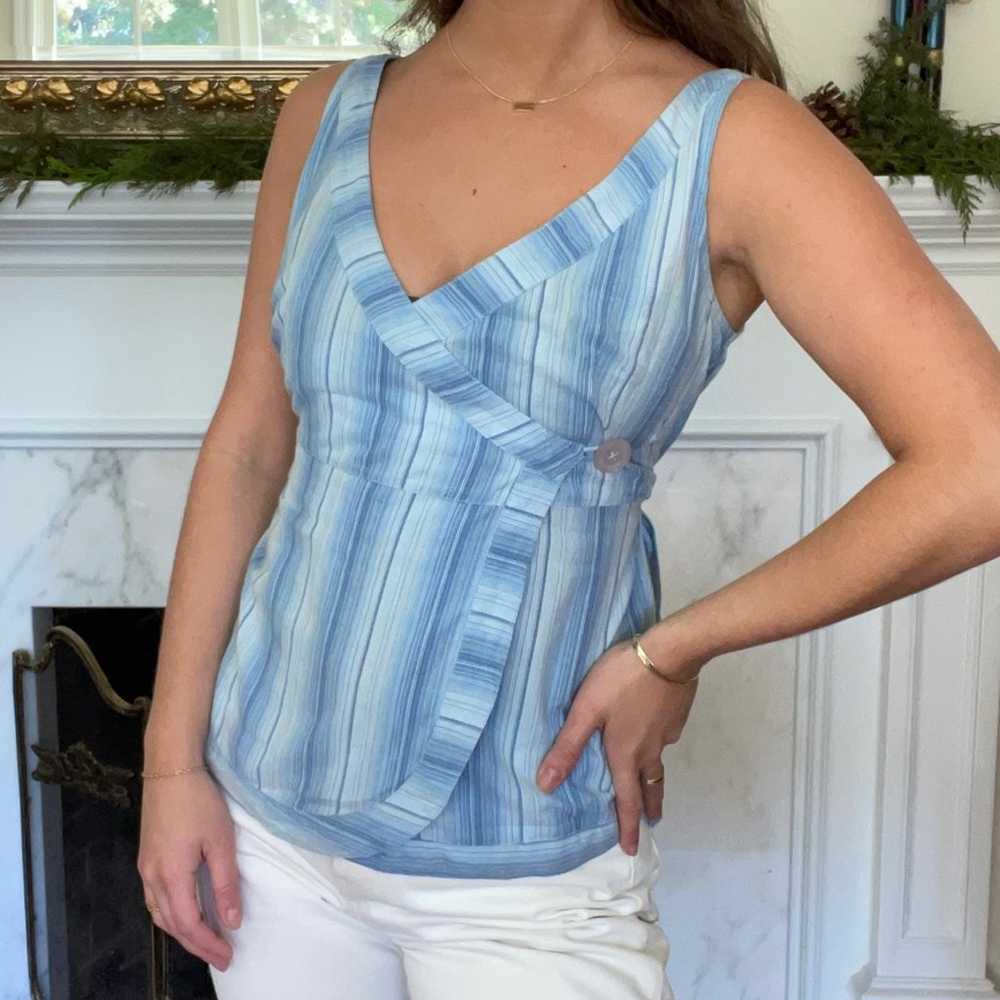 Vintage heritage wrap top - image 1