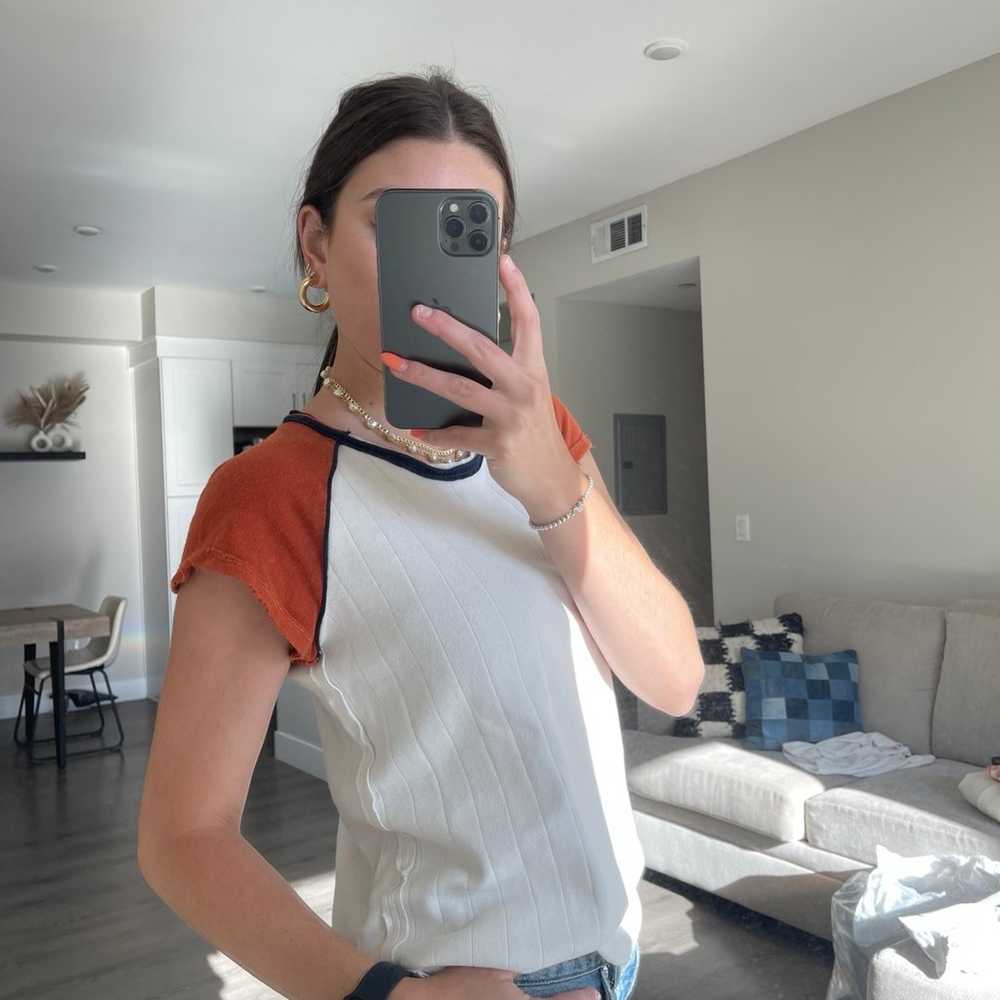 Thrifted baseball tee - image 2