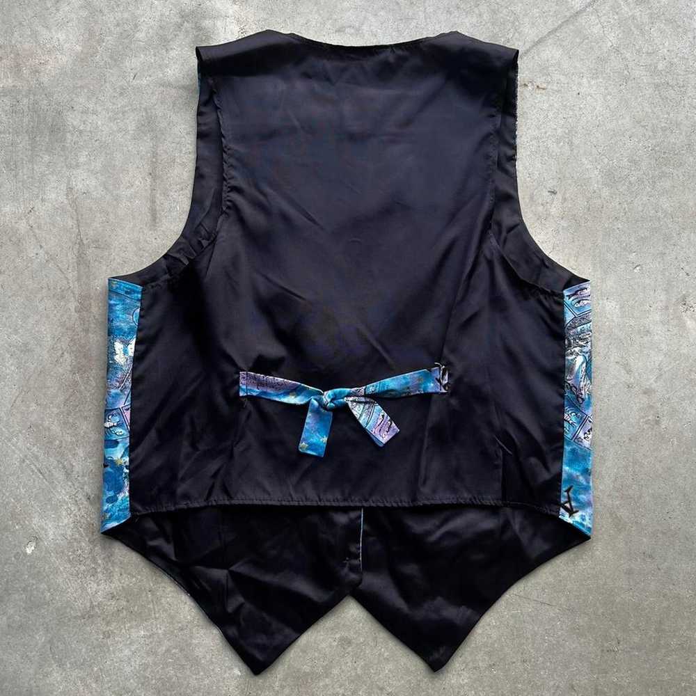 Vintage 90s Astrology Zodiac Patterned Vest - image 4